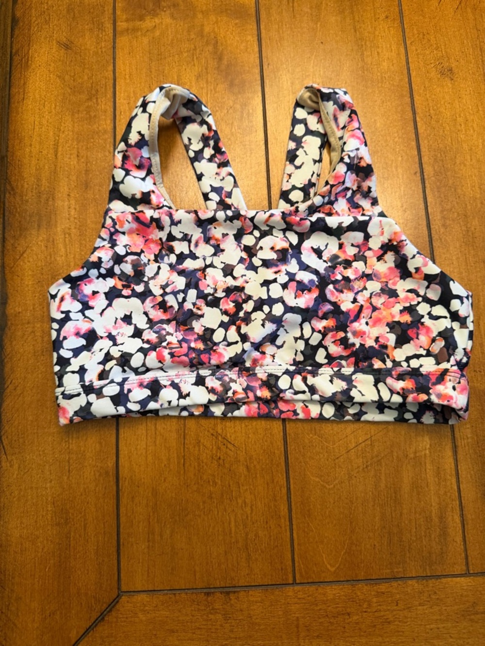 Floral Print Sports Bra
